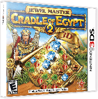 Jewel Master: Cradle of Egypt 2 3D Nintendo 3DS US box art